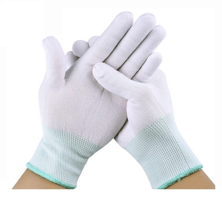 White nylon gloves C0500