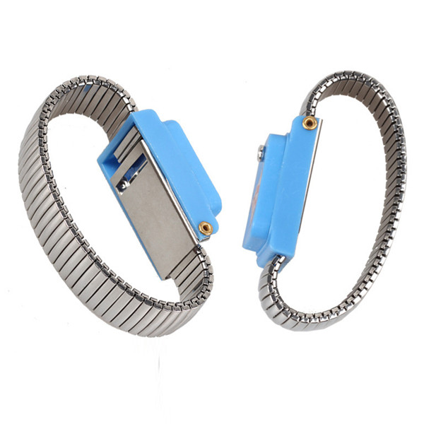 D0102 Cleanroom esd metal pulsera muñeca antiestática banda de muñeca