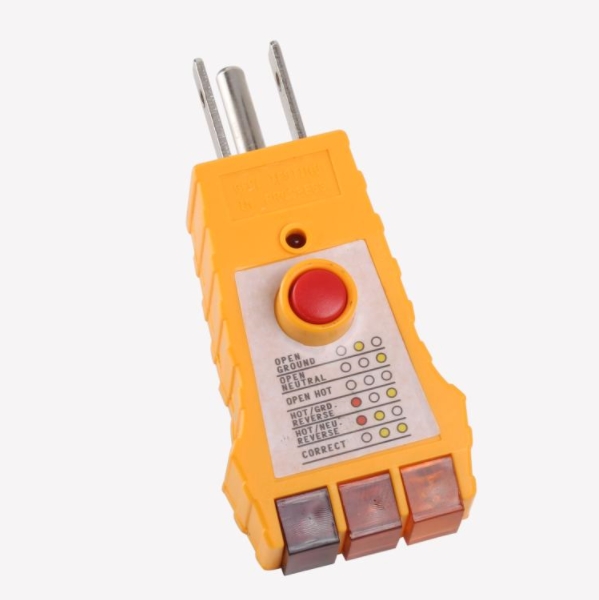 Grounding Earthing US Socket Tester(Yellow)