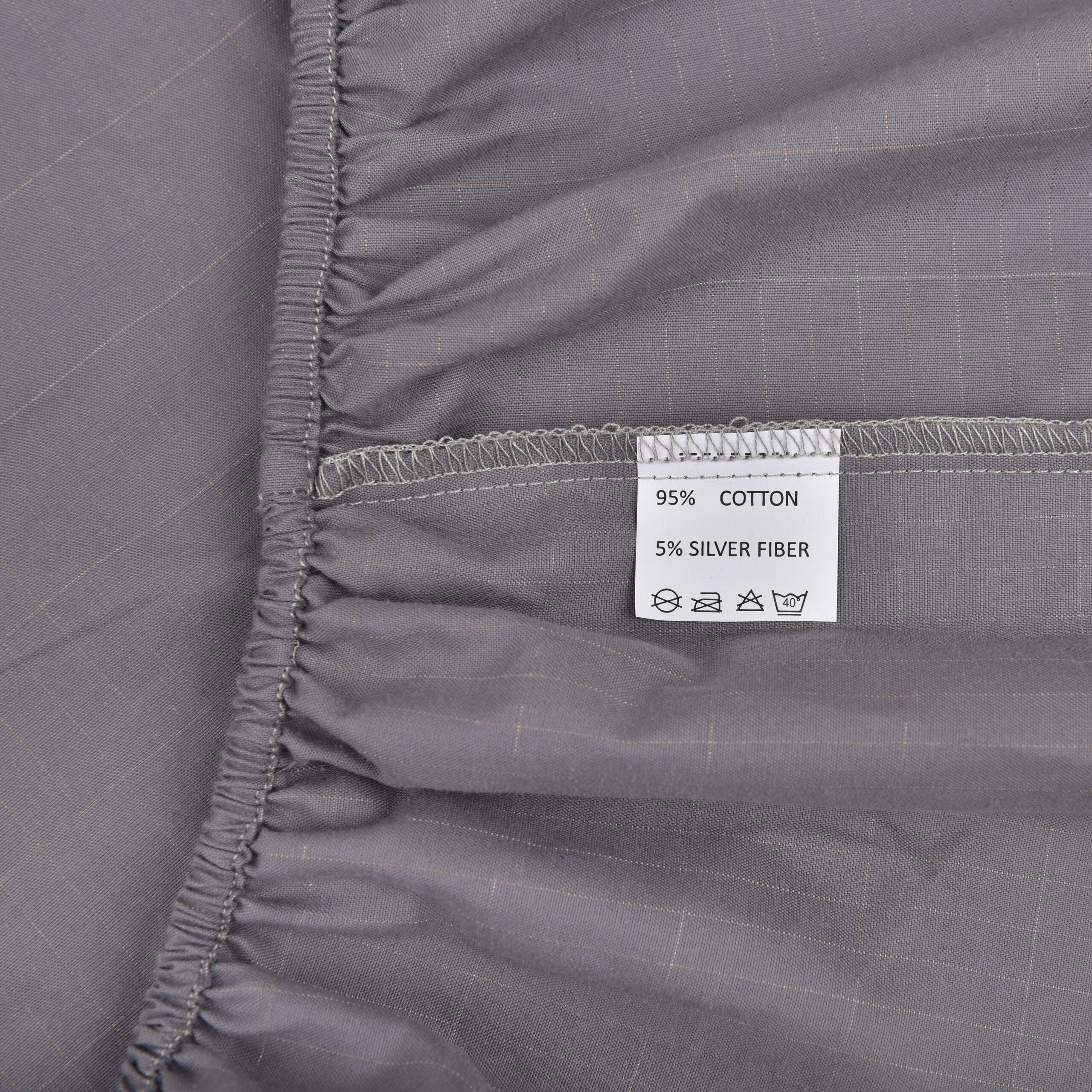 SF-006 Grounding Fitted Sheet (Dark Gray) - Image 4